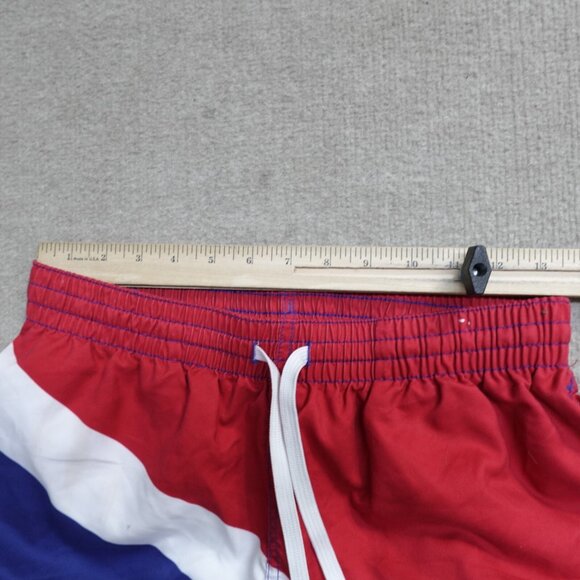 Chubbies Swim Shorts Medium Red White Blue Lined Patriotic 4.5"  Made in USA - Picture 6 of 10